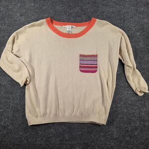 Ellison Women's Tan and Cream Jumper